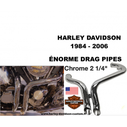 BIG DRAG PIPES 2 1/4 " ECHAPPEMENT...