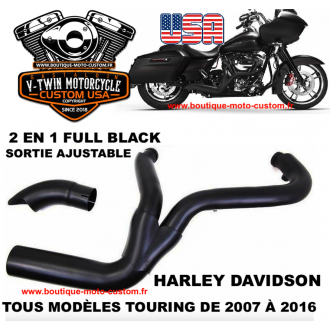 BLACK HARLEY DAVIDSON TOURING 2 IN 1...