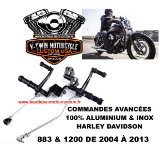 Black forward control kit for Harley...