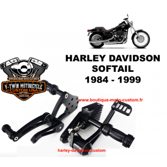 Commandes avancées / repose pied NOIR...