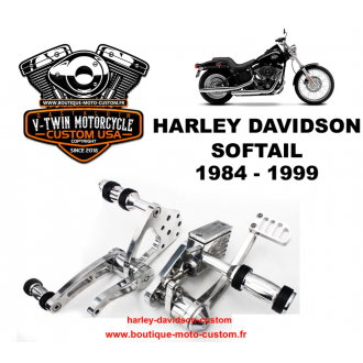 Chrome forward control kit for Harley...