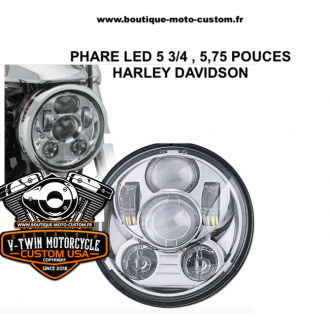 Phare projecteur LED 5 3/4 ",  5,75"...