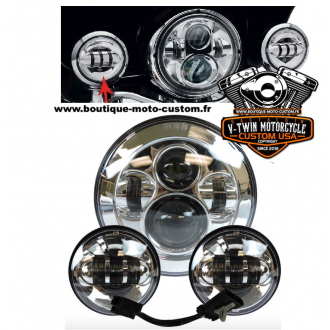 Phare projecteur LED 7 " et 4,5 "...