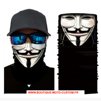 Scarf, Mask, Hood 3D Moto Anonymous