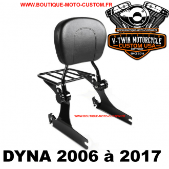 Detachable Sissy Bar clips / Black...