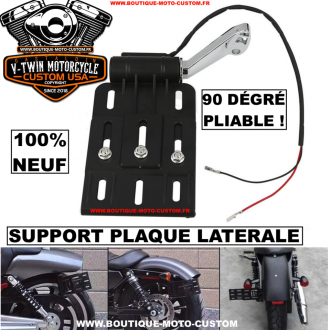 Support de plaque rabattable /...