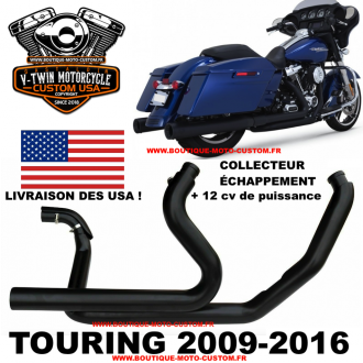 HARLEY DAVIDSON TOURING BLACK EXHAUST...