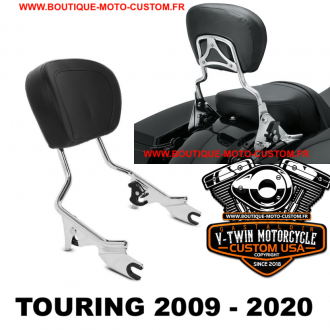 Detachable sissy bar clips / CHROME...
