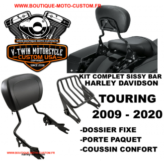 Detachable sissy bar / clips + black...
