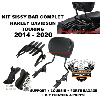 Sissy bar NOIR détachable / clips...