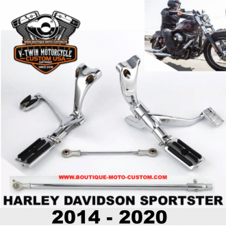 Chrome forward control kit Harley...