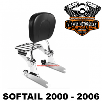 Sissy Bar détachable / clips Chrome...