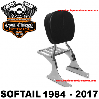 SISSY BAR AVEC PORTE BAGAGE CHROME...