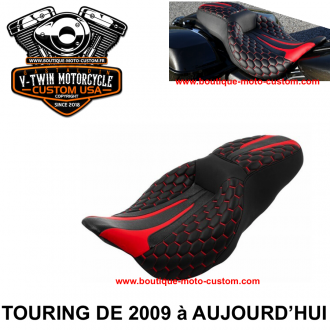 SELLE HAMMOCK OCTO ROUGE POUR HARLEY...